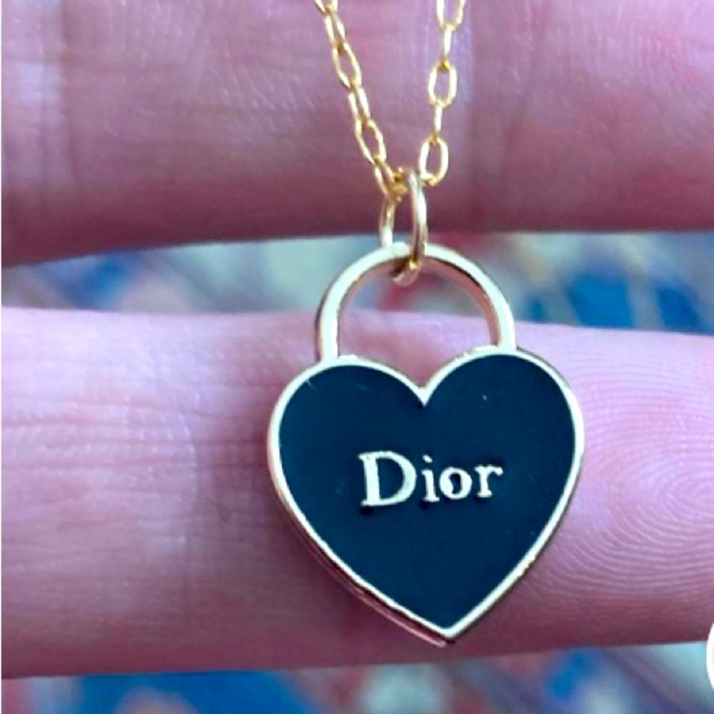 Upcycled Heart Charm Necklace